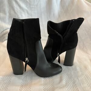 new athena alexander ankle heeled boots size 10